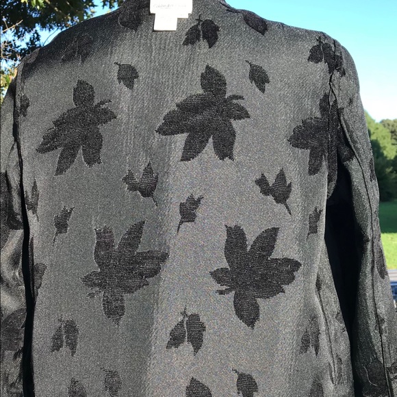 Coldwater Creek Reversible Tapestry Jacket - Picture 7 of 8